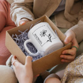 デイジーパーソナライズされたマグカップ – エレガンスの永遠の贈り物 ツートーンマグカップ