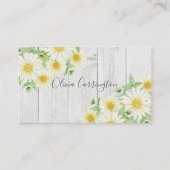 デイジーパーソナライズされた名 名刺 (正面)