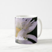 デイジーパーソナライズされた花 コーヒーマグカップ (正面右)