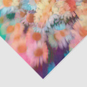 デイジーヒッパイボホプリントカラフルフローラ 薄葉紙 (詳細)