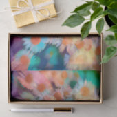 デイジーヒッパイボホプリントカラフルフローラ 薄葉紙 (ギフト)