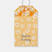 デイジーヒッピーベビーファーストバースデーパーティー ギフトタグ (裏面)