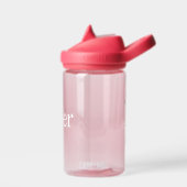 デイジーヒッピーベビーファースト誕生日フラワーガール ウォーターボトル (左面)