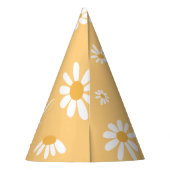 デイジーヒッピーベビーファースト誕生日ワンダフル パーティーハット (裏面)