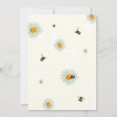 デイジービーワイルドワンガールの誕生日 招待状 (裏面)