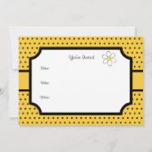 デイジービー招待状 招待状 (裏面)