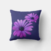 デイジーピローズブルーデイジーピローフラワーデコール クッション (裏面)