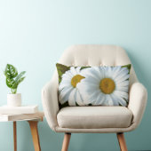 デイジーピローズブルーデイジーピローフラワーデコール ランバークッション (椅子)