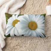 デイジーピローズブルーデイジーピローフラワーデコール ランバークッション (ブランケット)