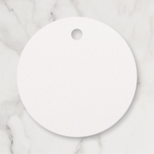 デイジーピンクガール最初の誕生日パーティー フェイバータグ (裏面)