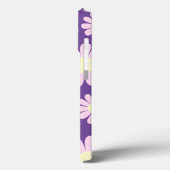 デイジーピンクパープルモノグラム Case-Mate iPhoneケース (裏面 / 左)