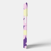 デイジーピンクパープルモノグラム Case-Mate iPhoneケース (裏面 / 右)