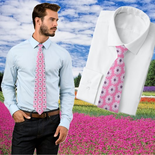 デイジーピンクフローラネクタイ ネクタイ