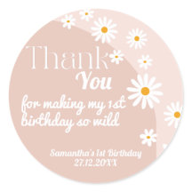 デイジーピンクワイルドワンガール1stバースデー感謝してい