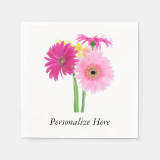 デイジーピンク スタンダードカクテルナプキン