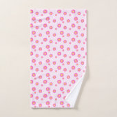 デイジーピンク バスタオルセット (ハンドタオル)