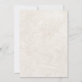 デイジーファースト誕生日をテーマにしたパーティーサンキューカード 招待状 (裏面)