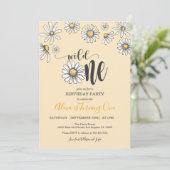 デイジーファースト誕生日招待状ワイルドワンイル 招待状 (スタンド正面)