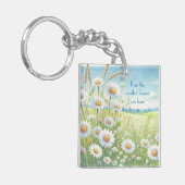 デイジーフィールドと引用文 キーホルダー (正面左)