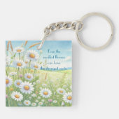 デイジーフィールドと引用文 キーホルダー (裏面)