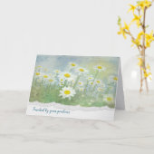 デイジーフィールドサンキューカード カード (黄色い花)