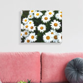 デイジーフィールド（小）拡大キャンバス印刷 キャンバスプリント (インサイチュ (リビング))