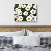 デイジーフィールド（小）拡大キャンバス印刷 キャンバスプリント (インサイチュ (寝室))