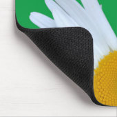 デイジーフォトケリーグリーンエレガントホワイトスクリプト マウスパッド (コーナー)