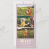 デイジーフォト誕生日招待状 招待状 (正面)