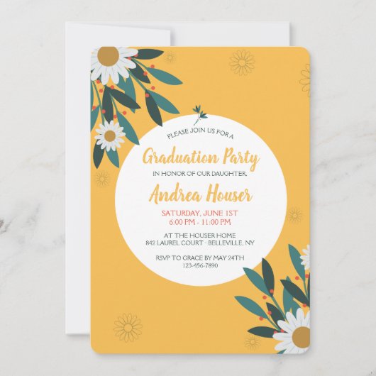 デイジーフォーカス招待状 招待状 (正面)