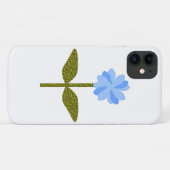 デイジーフラワーかわいらしブルーiphone 3 ケース Case-Mate iPhoneケース (裏面(横))