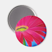 デイジーフラワーアート数々の- マグネット (正面/裏面)