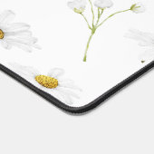 デイジーフラワーカスタム文字 デスクマット (コーナー)