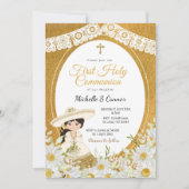 デイジーフラワーズチャラガールファーストホーリーコミュニティ 招待状 (正面)