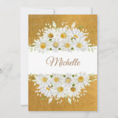 デイジーフラワーズチャラガールファーストホーリーコミュニティ 招待状 (裏面)