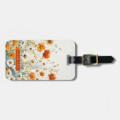 デイジーフラワーズラゲッジタグ ラゲッジタグ (正面横)