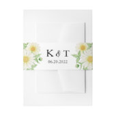 デイジーフラワーズ結婚式招待状ベリーバンド 招待状ベリーバンド (正面例)