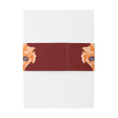 デイジーフラワーズ結婚式招待状ベリーバンド 招待状ベリーバンド (裏面例)