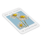 デイジーフラワーズ美しいスローガン マグネット (右側)