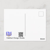 デイジーフラワーズDIYポストカード ポストカード (裏面)