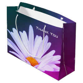 デイジーフラワートートスタイル ラージペーパーバッグ