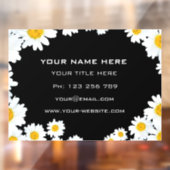 デイジーフラワービジネスプロフェッショナルウィンドウにしがみつく ウィンドウサイン (シート2)