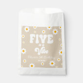 デイジーフラワーファイブはヴィベ5の誕生日パーティー フェイバーバッグ (正面)