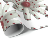 デイジーフラワーファッションフローラモダンレトロ60sガーデン ラッピングペーパー (ロールコーナー)