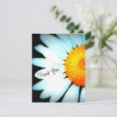 デイジーフラワーフォトサンキューカード カード (スタンド正面)