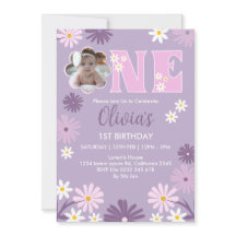 デイジーフラワーフォトワンガール1歳