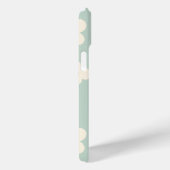 デイジーフラワーフローラグリーンパターンパステル色 Case-Mate iPhoneケース (裏面 / 右)