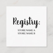 デイジーフラワーフローラデイジー花びらガーデンパーティー エンクロージャーカード (裏面)