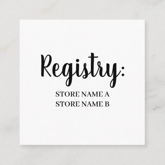 デイジーフラワーフローラデイジー花びらガーデンパーティー エンクロージャーカード (裏面)