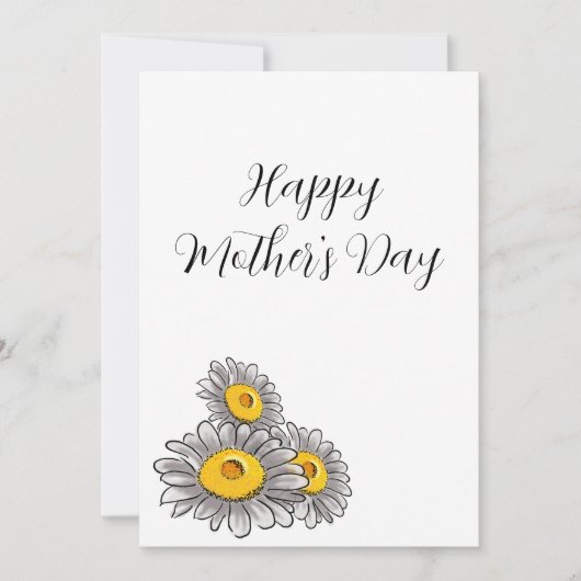 デイジーフラワーマザーズデイカード シーズンカード (正面)